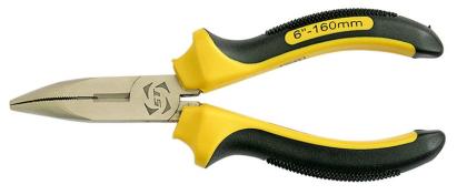 Cleste cu vârf îndoit Strend Pro PL0044 150 mm pentru mecanică fină