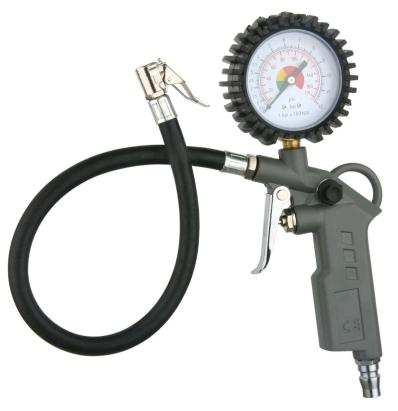 Pistol umflat roti Airtool TG-11 cu manometru si furtun pentru compresor