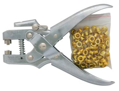 Cleste pentru nituri si capse tip ochi Strend Pro MPT1205 + 100 buc