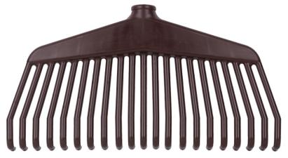 Grebla suedeza pentru frunze R142, 21 dinti, plastic, fara coada