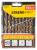 Set burghie pentru metal Strend Pro FD032, HSS TiN, 19 piese (1–10 mm)