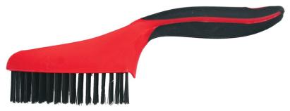 Perie de sârmă Strend Pro ComfortGrip CG686, 4 rânduri, oțel