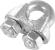 Clema pentru cablu de oțel 6 mm, zincată, tip lanovă Strend Pro