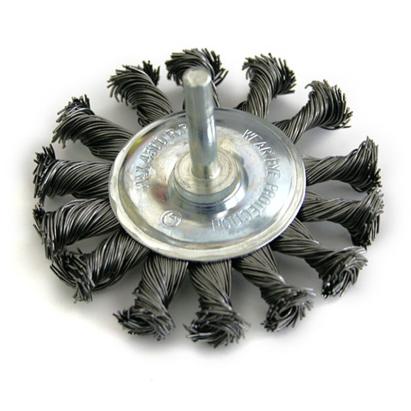 Perie de sârmă torsionată Strend Pro TCB-507, 75 mm, cu tijă