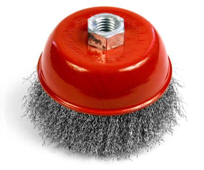 Perie cupă sârmă ondulată Strend Pro CCB-501, 100 mm, M14x2