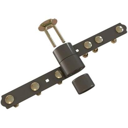 Zăvor robust Tokoz UZ 220+ pentru porți duble, montaj facil