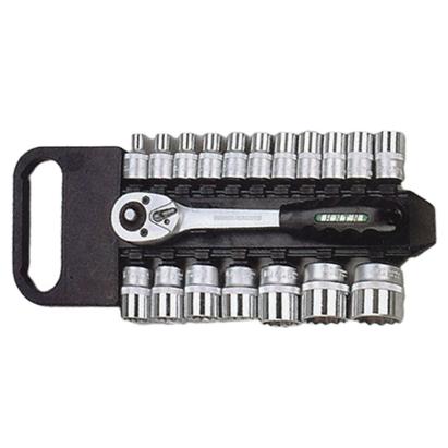 Set chei tubulare Honiton 400019HM 1/2" cu clichet, 19 piese Cr-V