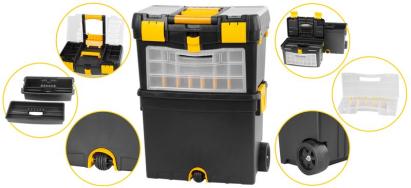 Cutie pentru scule Strend Pro TBx3042 cu roți și mâner, 25 kg