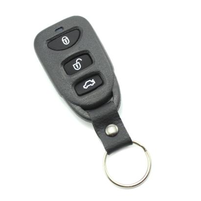 Carcasă telecomandă auto tip normal cu 3 butoane, Carguard, neagră