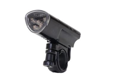 Far bicicletă Tunnel cu 5 LED-uri albe super bright, 2 funcții, rezistent la apă