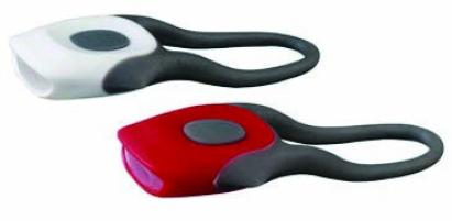 Set lumini bicicleta din silicon Syncromate Twins, 4 LED-uri, 2 functii