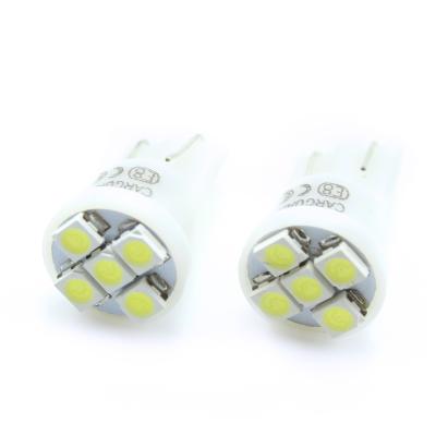 Set 2 becuri LED T10 pentru interior și portbagaj auto, 12V, 35 lm