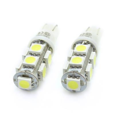 Set 2 becuri LED T10 pentru iluminat interior și portbagaj, 12V, 162 lm (CLD007)