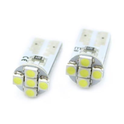 Set 2 becuri LED T10 pentru interior si portbagaj auto, 12V, 35 lm CLD010