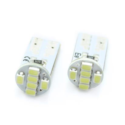 Set 2 becuri LED T10 pentru interior si portbagaj, 12V, 42 lm, Carguard CLD011