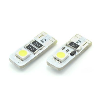 Set 2x bec LED T10 CANBUS CAN103 pentru interior si portbagaj, 12V
