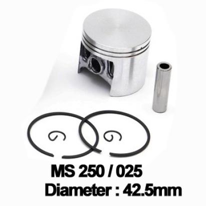 Piston complet pentru drujba Stihl MS 250/025, diametru 42.5 mm
