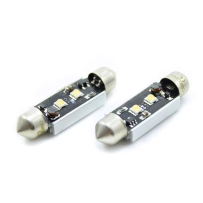 Set 2x bec LED sofit 41 mm Canbus cu chip Cree, 12V, 400 lm (CAN112)