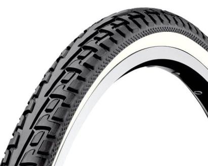 Cauciuc bicicletă Deestone 28x1.75 (700x47C) stradă, bandă albă D1006