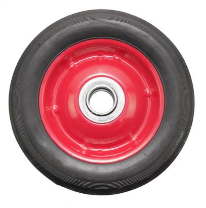 Roată pentru cărucior 6x1.5 din cauciuc brut, cu rulment, Gospopro