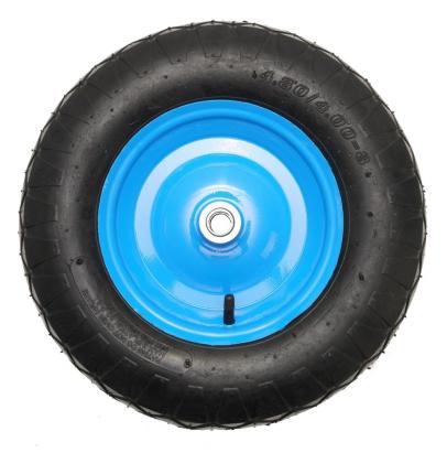 Roată pentru roabă 4.00-8 TT cu rulment, profil hașurat mare, 4PR