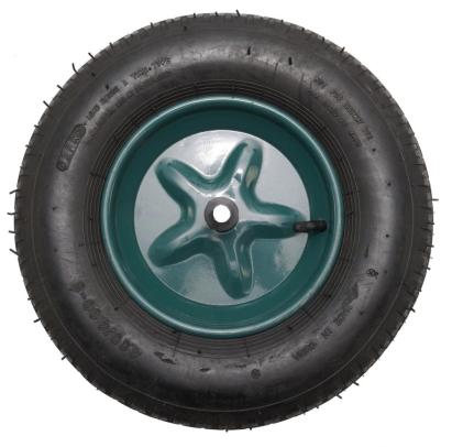 Roată roabă 4.00-8 4PR cu ax 14 mm, profil mixt, Gospopro