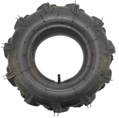 Set cauciuc cu cameră 4.00-8 pentru motocultor, tracțiune bună