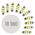 Set 10 becuri LED sofit 39mm 12V, 108 lm, SMD – Carguard CLD303