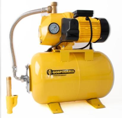 Hidrofor cu cap din fontă și ejector, 24L, 800W Gospopro 800-3D