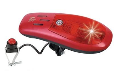 Alarmă pentru bicicletă JY-908A cu LED roșu și 8 melodii, Blade