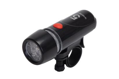 Lanternă bicicletă cu 5 LED-uri ultra bright, montaj rapid și 2 moduri