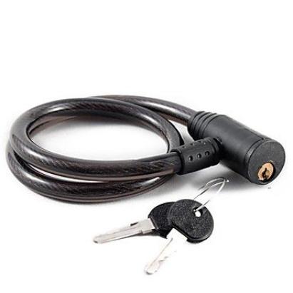 Antifurt bicicletă cu cheie Blade, cablu oțel 9 mm, 150 cm, cu 2 chei
