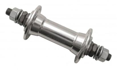 Butuc față 26" din aluminiu cu rulmenți, 36H, ax filetat 3/8x140 mm