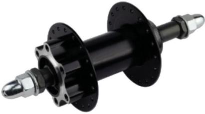 Butuc spate 26 inch din oțel pentru frână pe disc, 36H, pe bile (3/8x175mm)