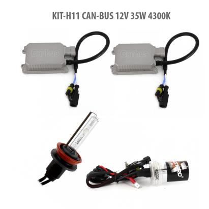 Kit xenon H11 CAN-BUS 12V 35W 4300K Carguard, cu balasturi