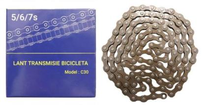 Lanț bicicletă KMC 116 zale pentru 5/6/7 viteze, MTB 26 (Model C30)