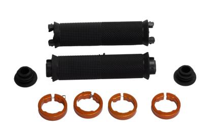 Mansoane bicicleta din cauciuc cu coliere din aluminiu, anti-alunecare