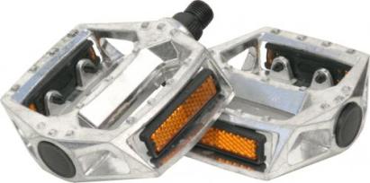 Pedale de bicicleta din aluminiu, model oblic, cu reflectoare Blade