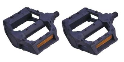 Pedale pentru bicicletă din plastic dur, oblice, cu reflectoare Blade