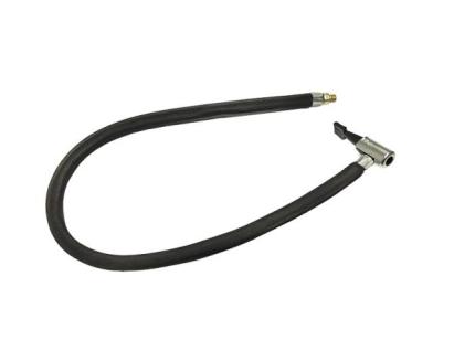 Racord pompă auto din cauciuc striat, 55 cm, cu cap metalic