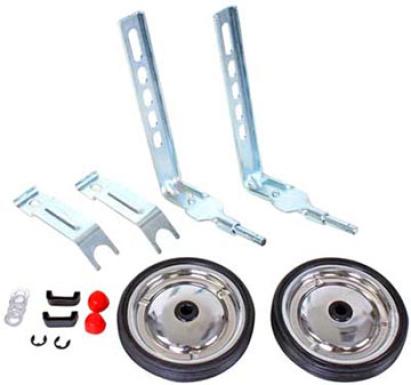 Roți ajutătoare reglabile pentru biciclete 12–20”, set din metal Blade