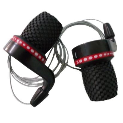 Manete schimbator rotativ Blade 3x7 viteze pentru bicicleta, set complet