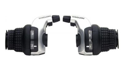 Manete schimbător rotative indexate 3x7, Easy Shift Blade pentru bicicletă