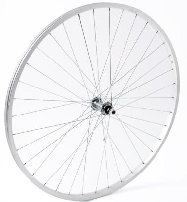 Roată față 24" pentru MTB, aluminiu, 36H, spițe 14G Blade