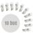 Set 10 becuri auto poziție W5W T10 12V 5W alb, quartz, Carguard