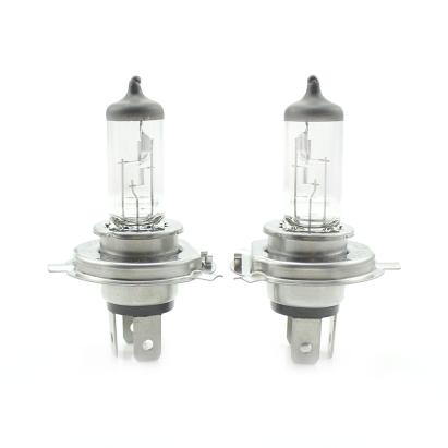 Set 2 becuri auto halogen H4 12V 55W Carguard Long Life, +50% lumină