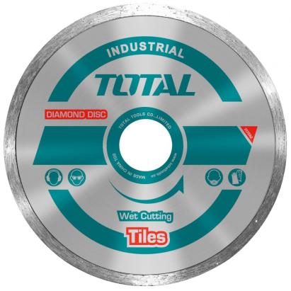 Disc diamantat continuu TOTAL 180 mm pentru ceramica, taiere umeda (industrial)