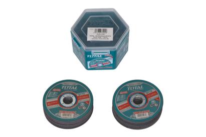 Set 50 discuri abrazive pentru tăiere metal 115 mm, pentru polizor unghiular TOTAL