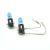Set 2 becuri halogen H3 12V 55W Carguard Long Life Xenon Blue +100%