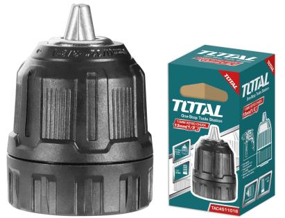 Mandrină TOTAL 10 mm (0,8–10 mm) pentru mașini de găurit compatibile